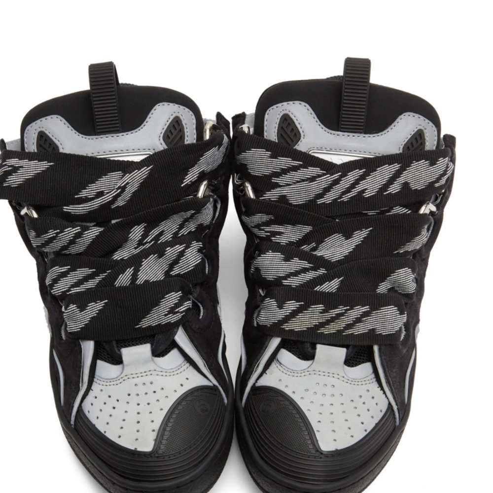 LANVIN Black Curb Sneakers